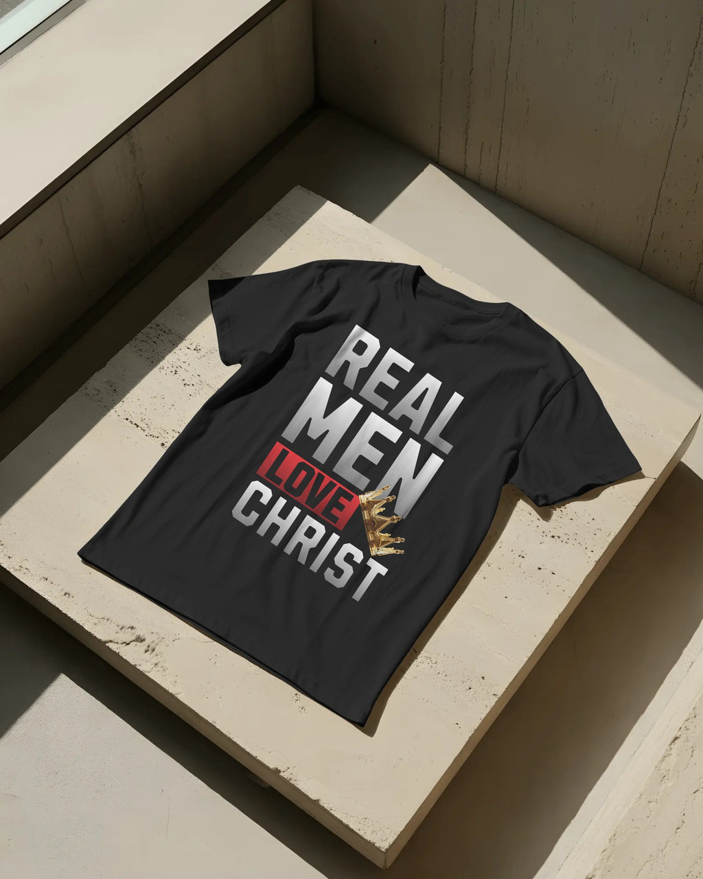 REAL MEN/WOMAN LOVE CHRIST T-SHIRT
